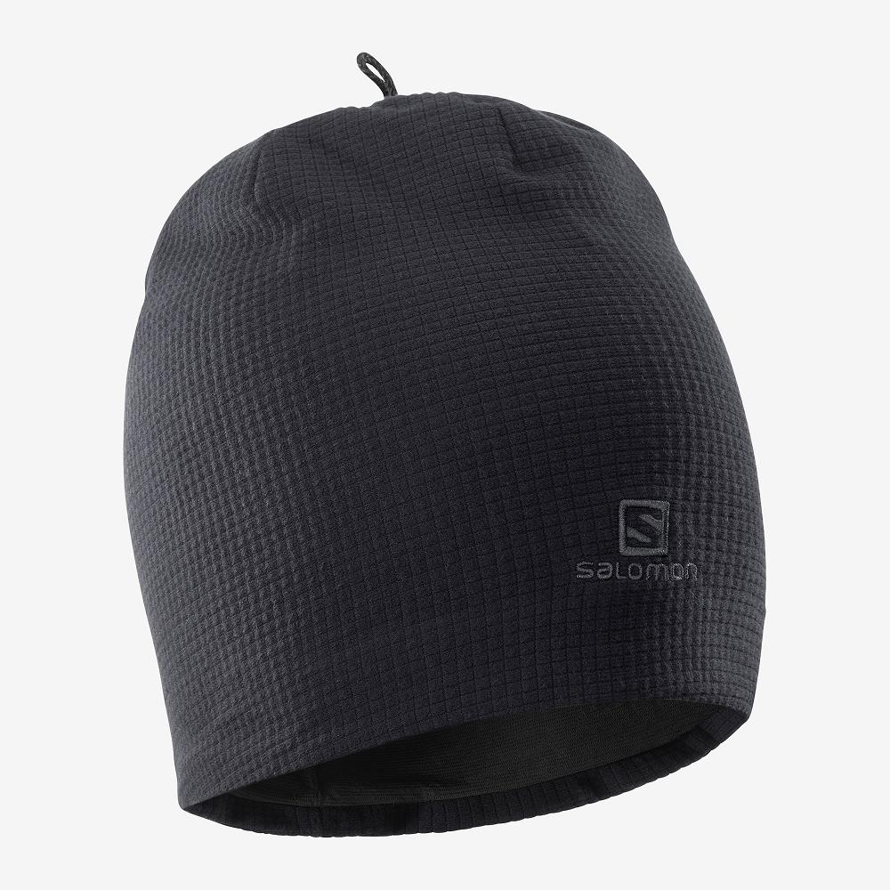 Salomon Singapore Mens Beanie - RS WARM Black | 67295-YXIE